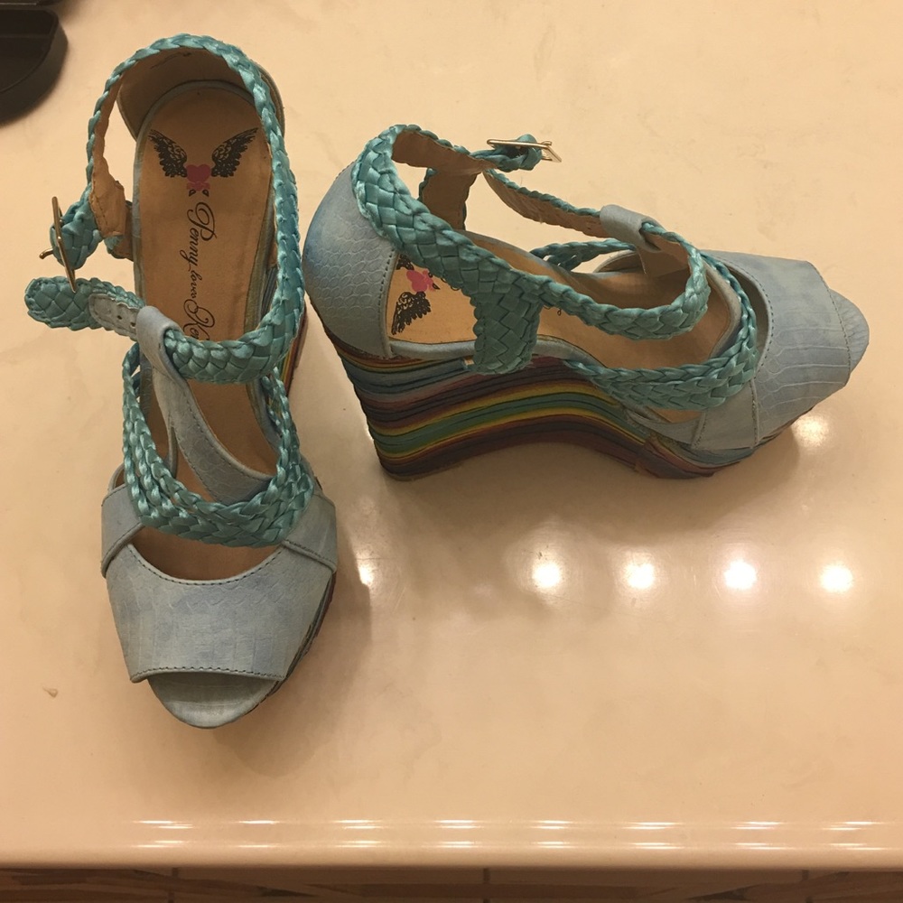 Penny loves kenny wedge heels size 6